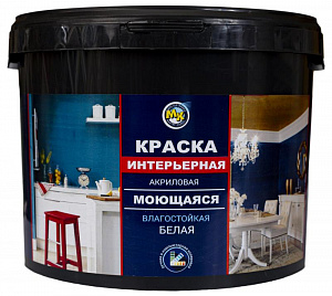 Краска «Интерьерная» 1 кг (упаковка 10 шт)