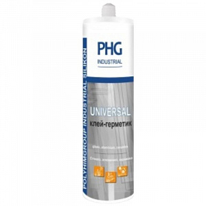 Силиконовый клей-герметик PHG Absolute Silicon (белый) 280 ml